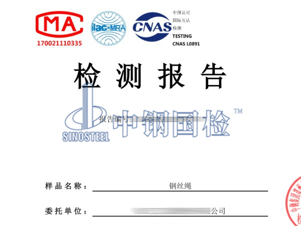 鋼絲繩檢測(cè)報(bào)告圖