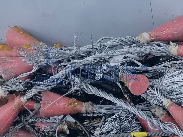 鋼絲繩破斷拉力檢測(cè)后的樣品