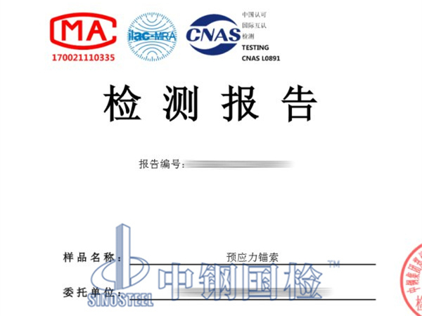 預(yù)應(yīng)力錨索檢測(cè)報(bào)告